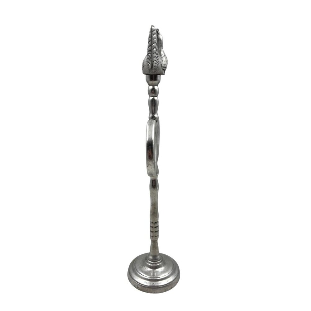 Vintage Aluminum Rooster Holder Stand - Picture 3 of 8